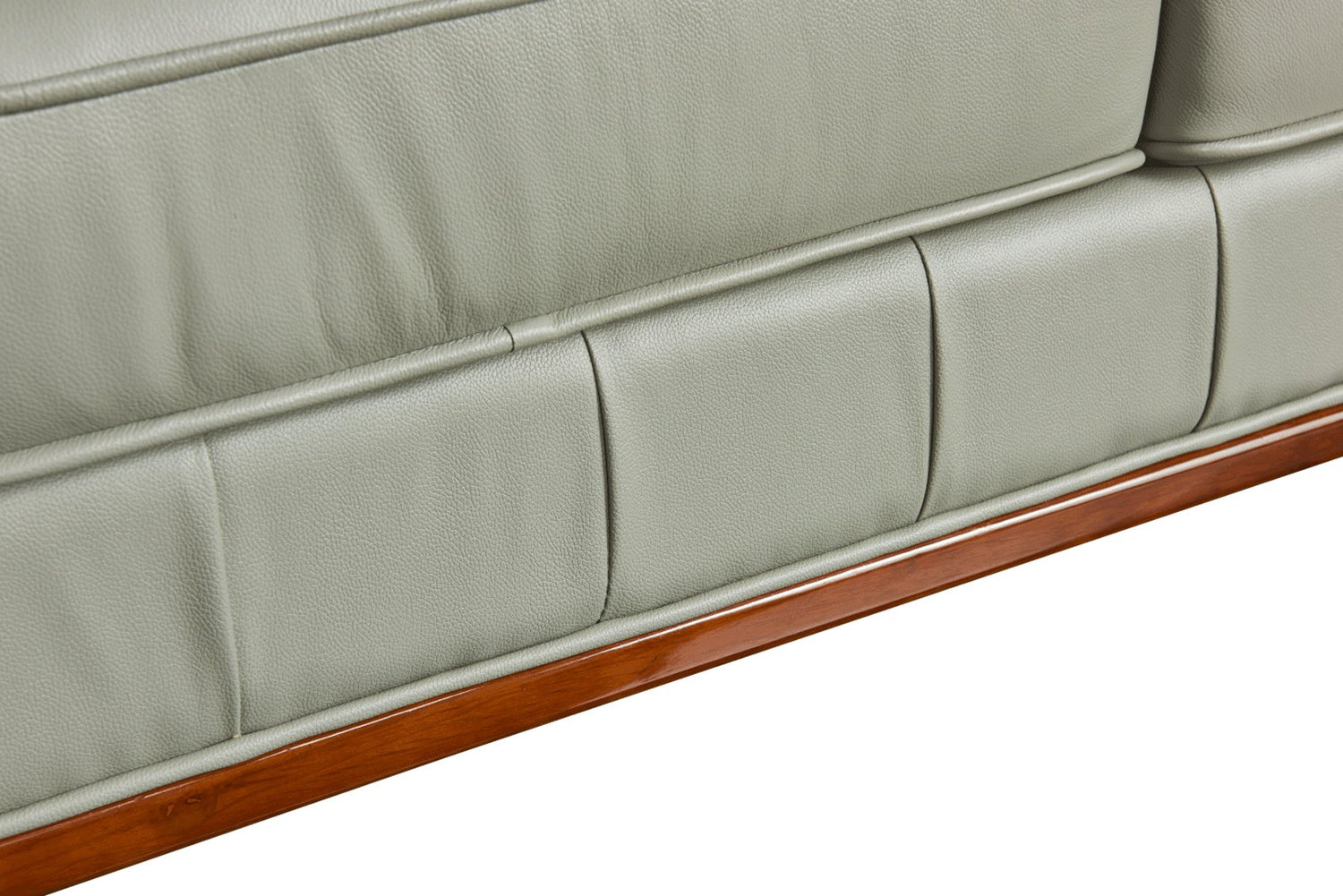 401 Grey Leather Armchair - 4011 | ESF | Home Elegance USA