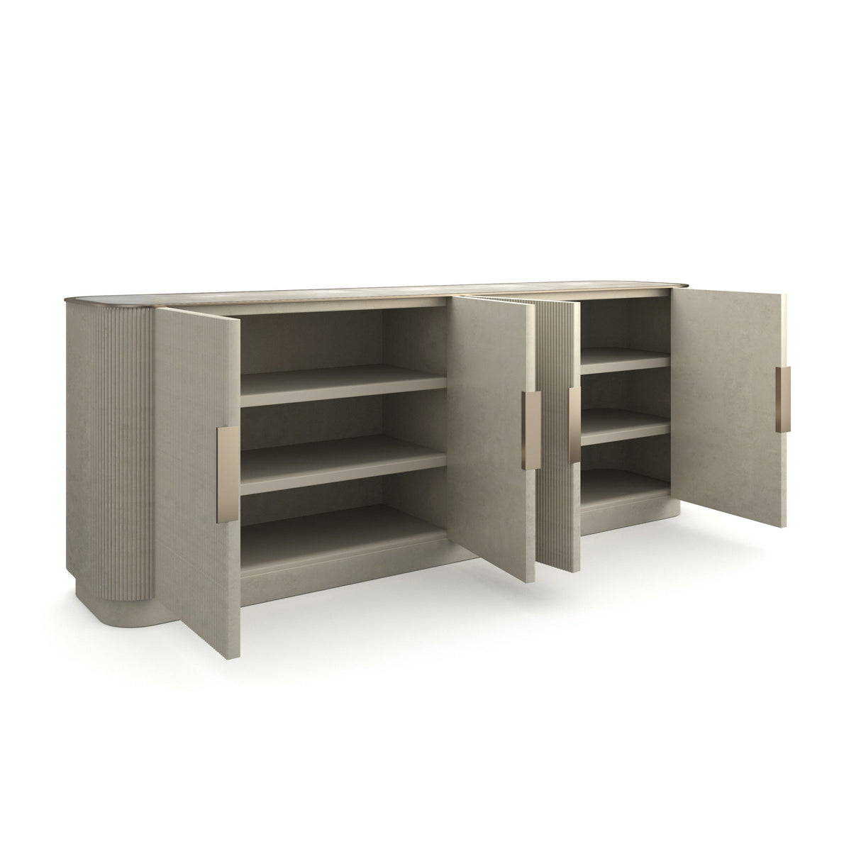 Love Sideboard Oracle Reeded Finish | Caracole Classic