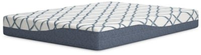 Ashley White/Blue 10 Inch Chime Elite 2.0 Full Mattress | Home Elegance USA