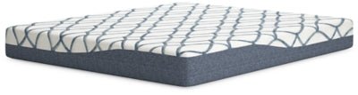 Ashley White/Blue 10 Inch Chime Elite 2.0 California King Mattress | Home Elegance USA