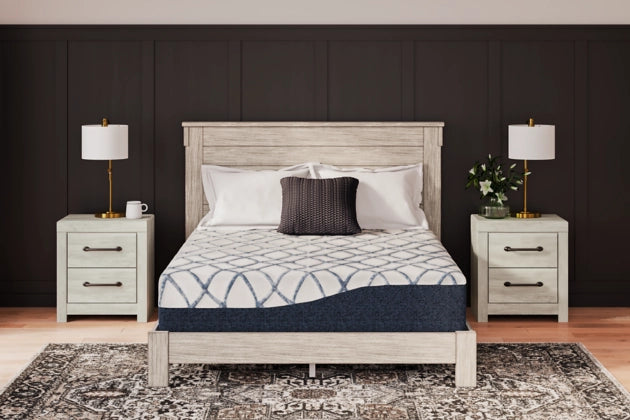 White/Blue 12 Inch Chime Elite 2.0 Queen Mattress | Ashley - Home Elegance USA