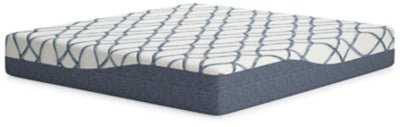 Ashley White/Blue 12 Inch Chime Elite 2.0 King Mattress | Home Elegance USA