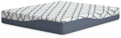 Ashley White/Blue 12 Inch Chime Elite 2.0 California King Mattress | Home Elegance USA