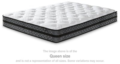 Ashley White 10 Inch Pocketed Hybrid King Mattress | Home Elegance USA