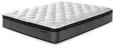 Ashley White 12 Inch Pocketed Hybrid King Mattress | Home Elegance USA