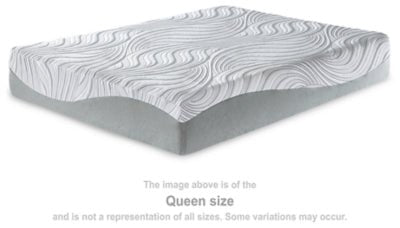 Ashley White 12 Inch Memory Foam California King Mattress | Home Elegance USA