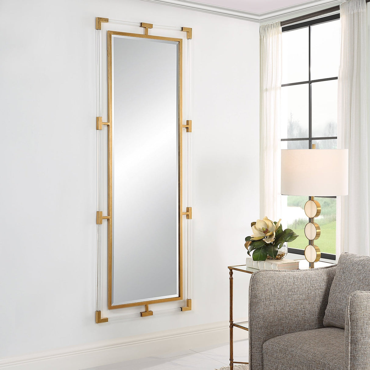 Balkan Gold Tall Mirror | Uttermost | Home Elegance USA