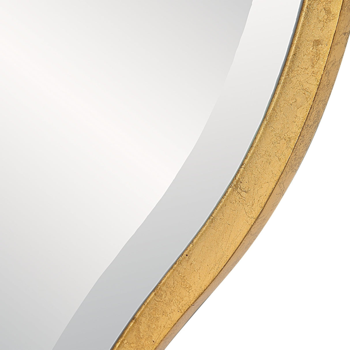 Aneta Large Gold Round Mirror | Uttermost | Home Elegance USA