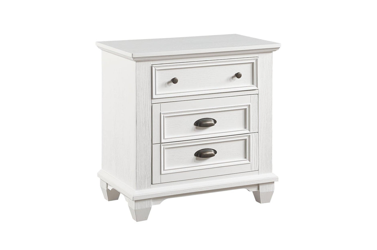 Mackinac Nightstand in White by Homelegance Furniture