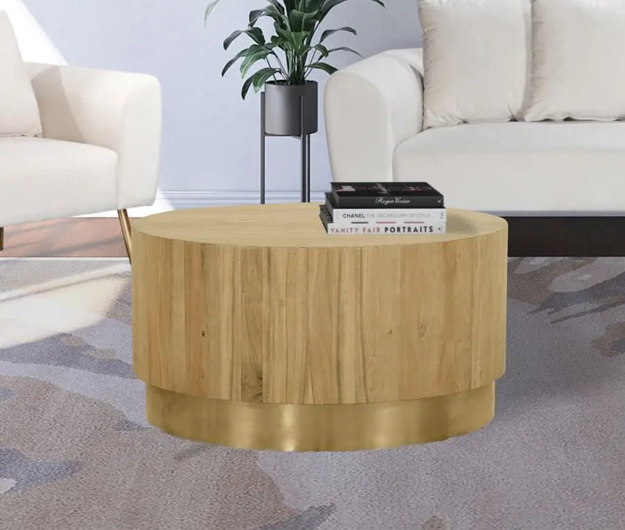 Acacia Coffee Table In Gold - 246 - Ct | Meridian | Home Elegance USA