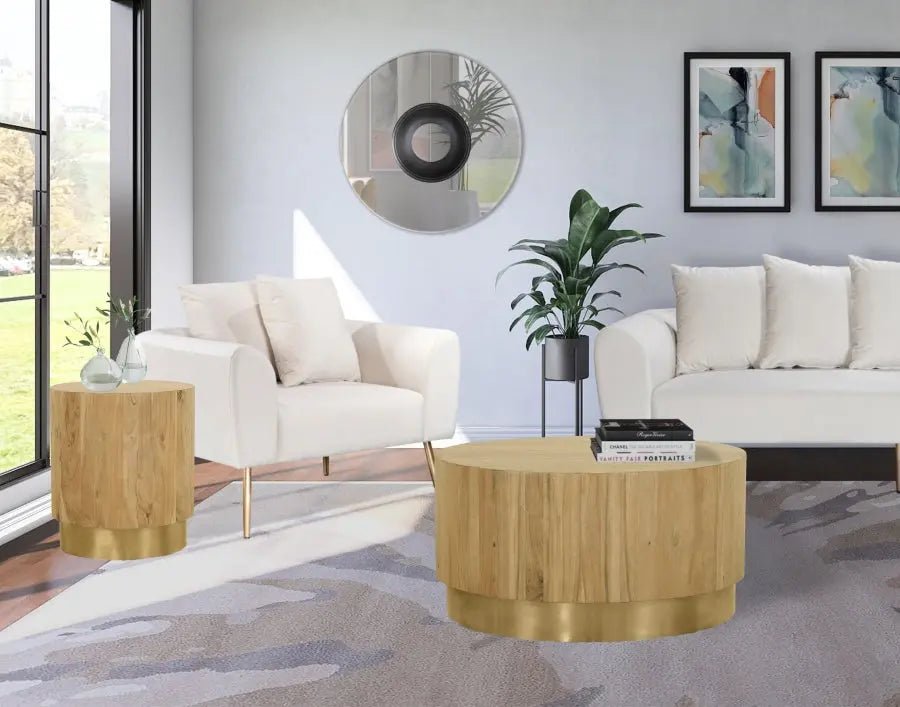 Acacia Coffee Table In Gold - 246 - Ct | Meridian | Home Elegance USA