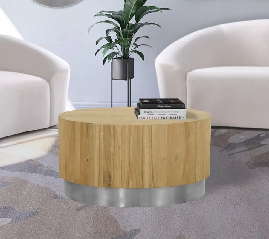 Acacia Coffee Table In Gold - 247 - Ct | Meridian | Home Elegance USA