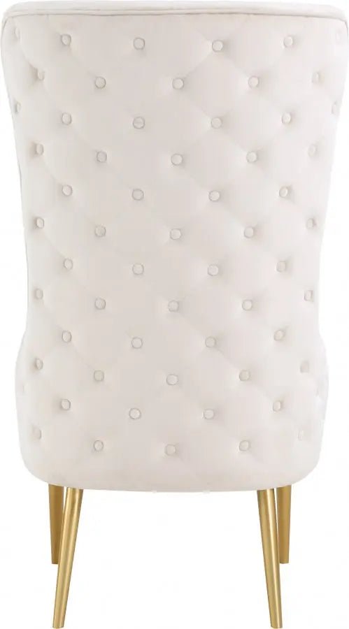 Alexander Accent Chair In Cream - 536Cream | Meridian | Home Elegance USA