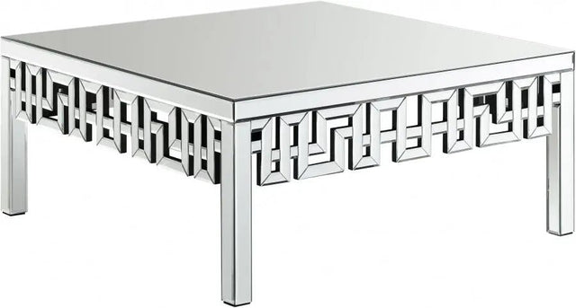 Aria Coffee Table In Mirrored - 412 - C | Meridian | Home Elegance USA