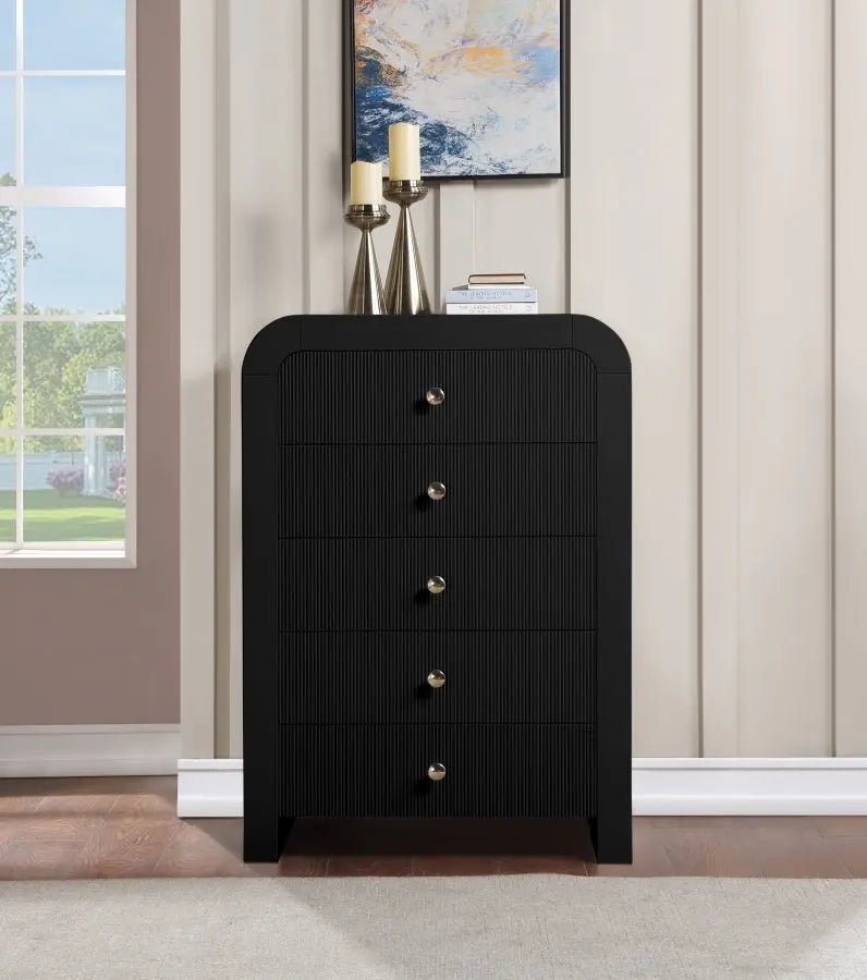 Artisto Chest In Black - 888Black - Ch | Meridian | Home Elegance USA