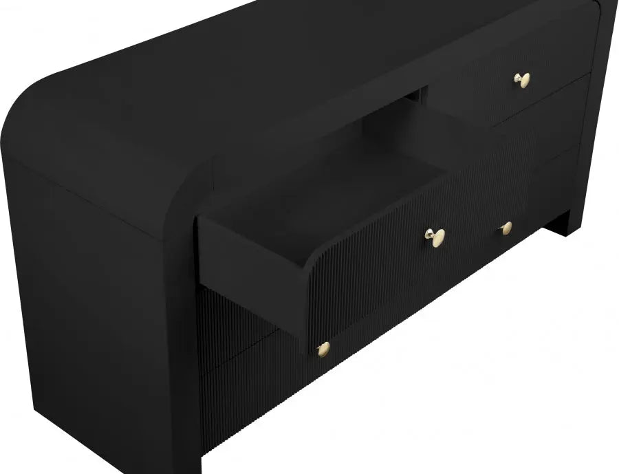 Artisto Dresser In Black - 888Black - D | Meridian | Home Elegance USA