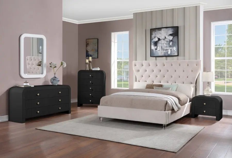 Artisto Dresser In Black - 888Black - D | Meridian | Home Elegance USA