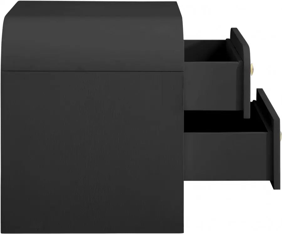 Artisto Nightstand In Black - 888Black - Ns | Meridian | Home Elegance USA