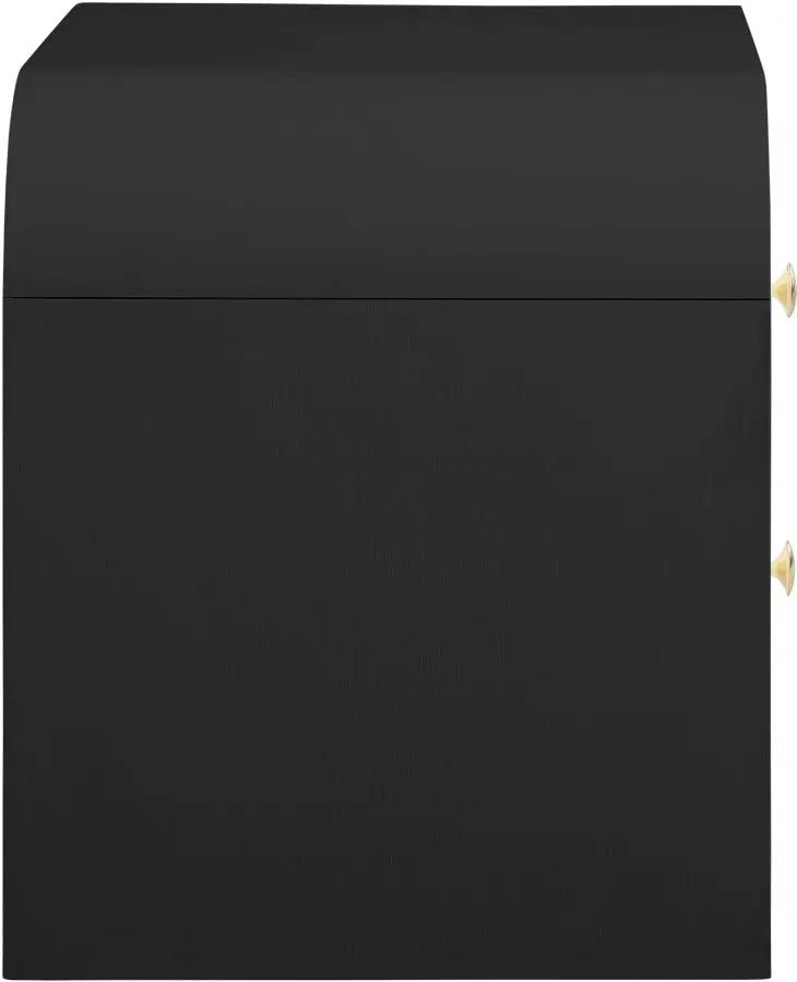 Artisto Nightstand In Black - 888Black - Ns | Meridian | Home Elegance USA