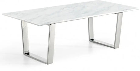 Carlton Coffee Table In Chrome - 235 - C | Meridian | Home Elegance USA