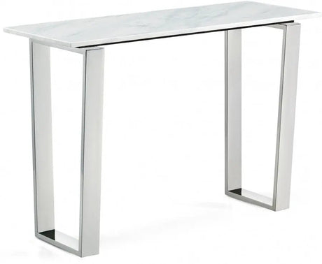 Carlton Console Table In Chrome - 235 - S | Meridian - 235 - S - Home Elegance USA - 1