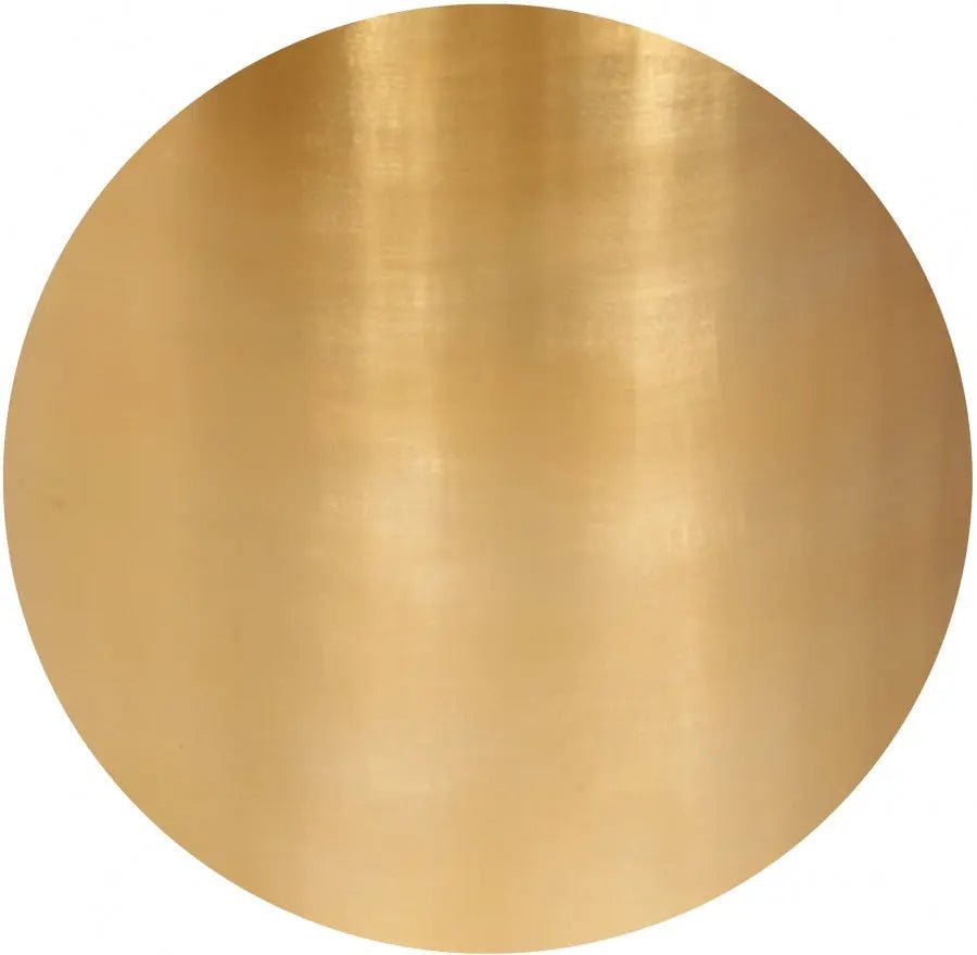 Cylinder End Table In Brushed Gold - 296 - Et | Meridian | Home Elegance USA