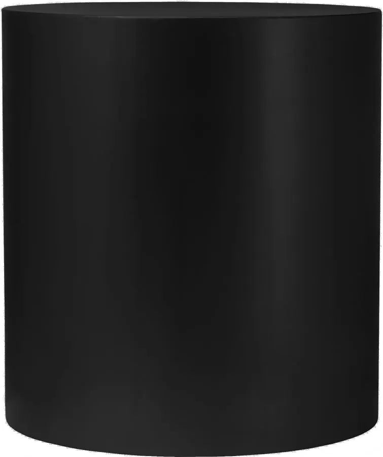 Cylinder End Table In Matte Black - 295 - Et | Meridian | Home Elegance USA
