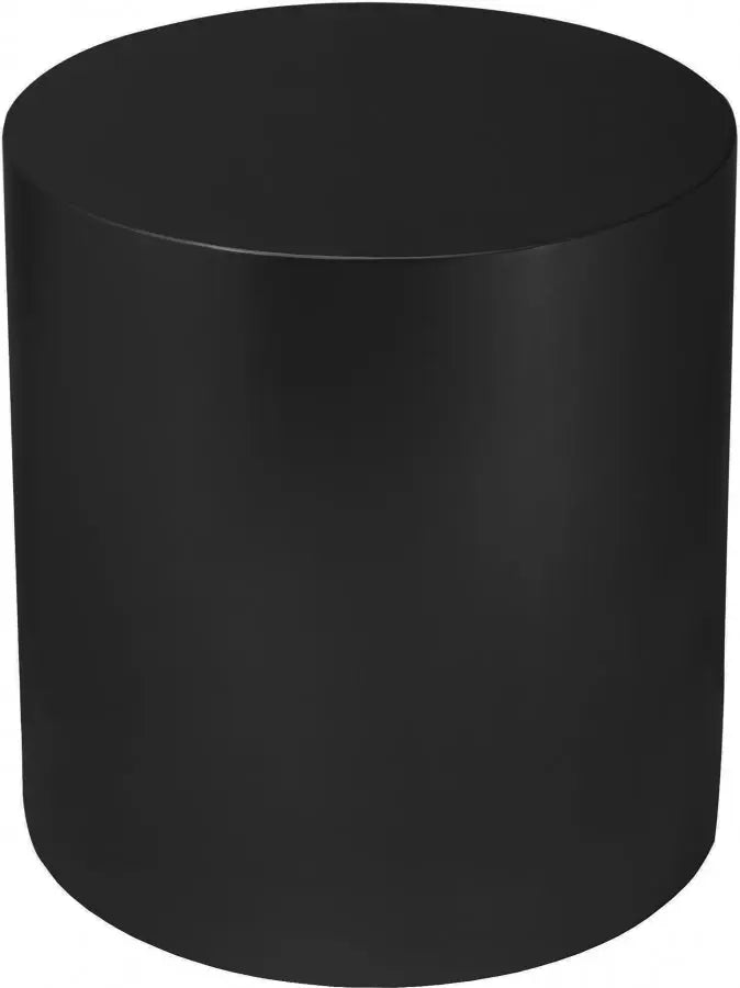 Cylinder End Table In Matte Black - 295 - Et | Meridian | Home Elegance USA
