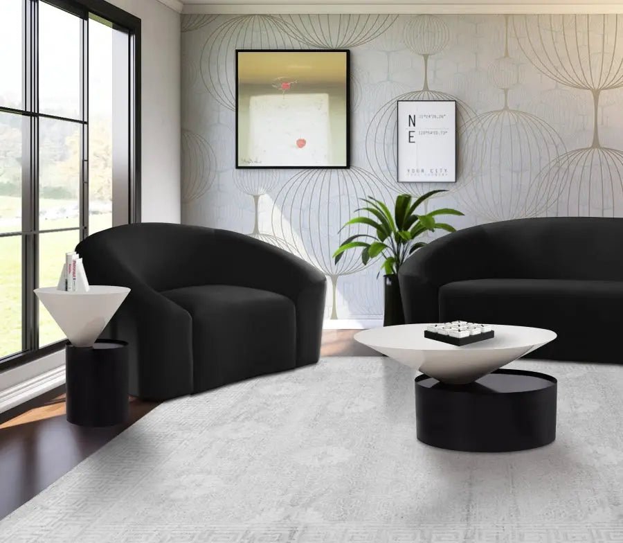 Damon 3 Piece Occasional Table Set In Black - 266 - 3Set | Meridian | Home Elegance USA