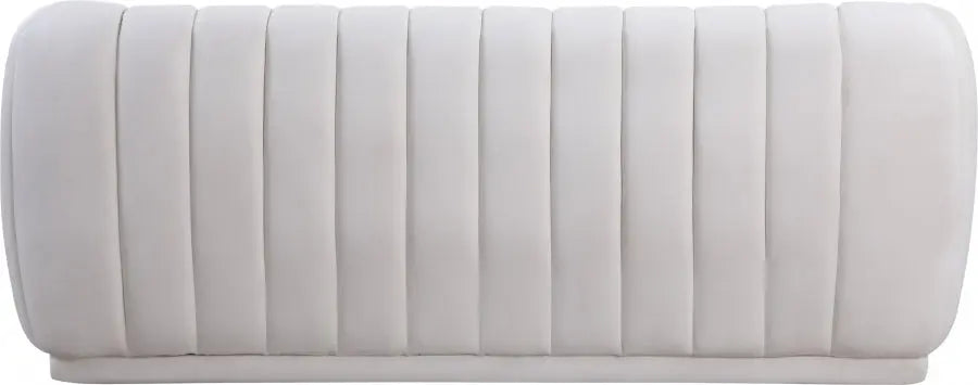 Meridian Furniture - Dixie 3 Piece Living Room Set In Cream - 674Cream-S-3Set