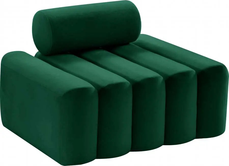 Meridian Furniture - Melody Velvet Chair In Green - 647Green-C