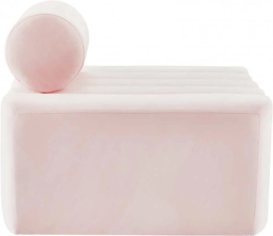 Meridian Furniture - Melody Velvet Chair In Pink - 647Pink-C