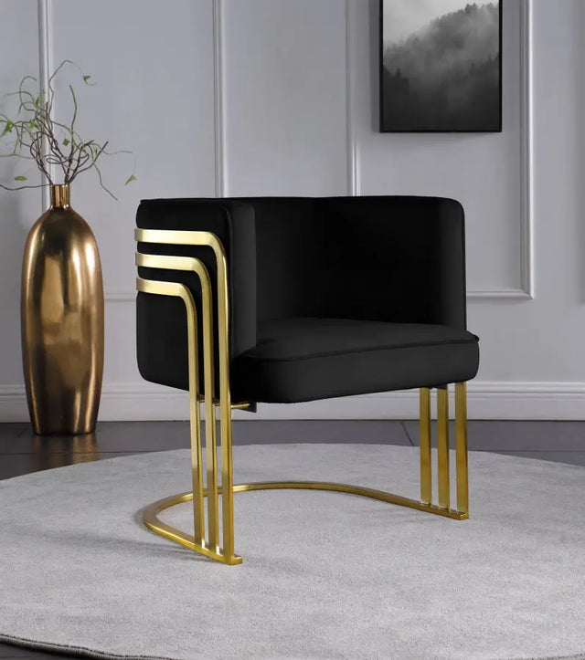 Meridian Furniture - Rays Accent Chair In Black - 533Black