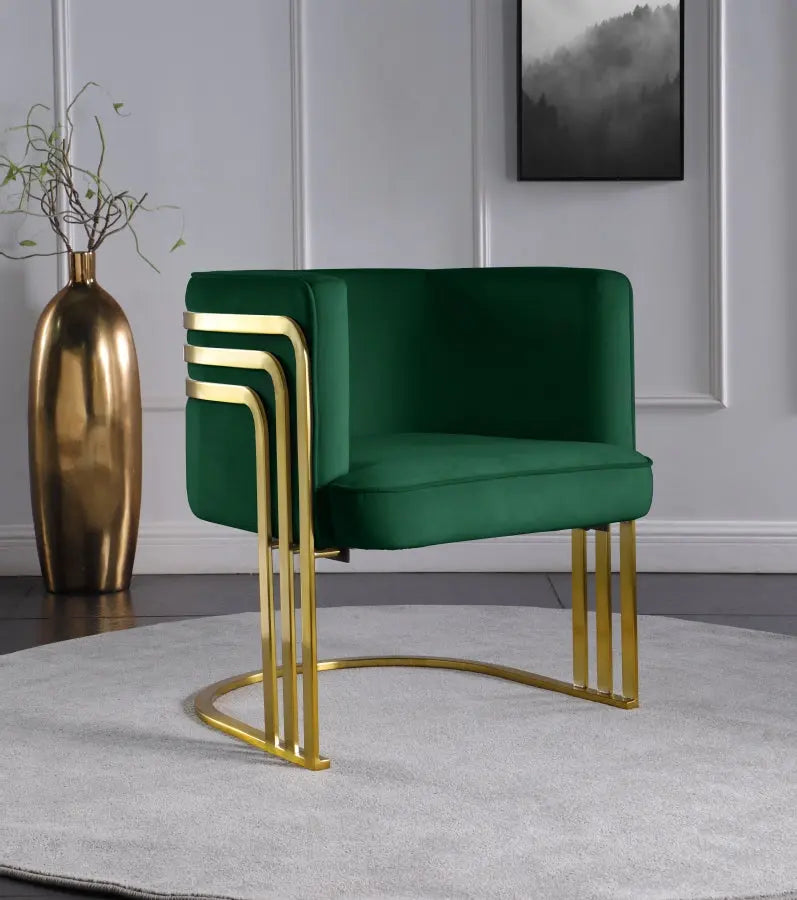 Meridian Furniture - Rays Accent Chair In Green - 533Green