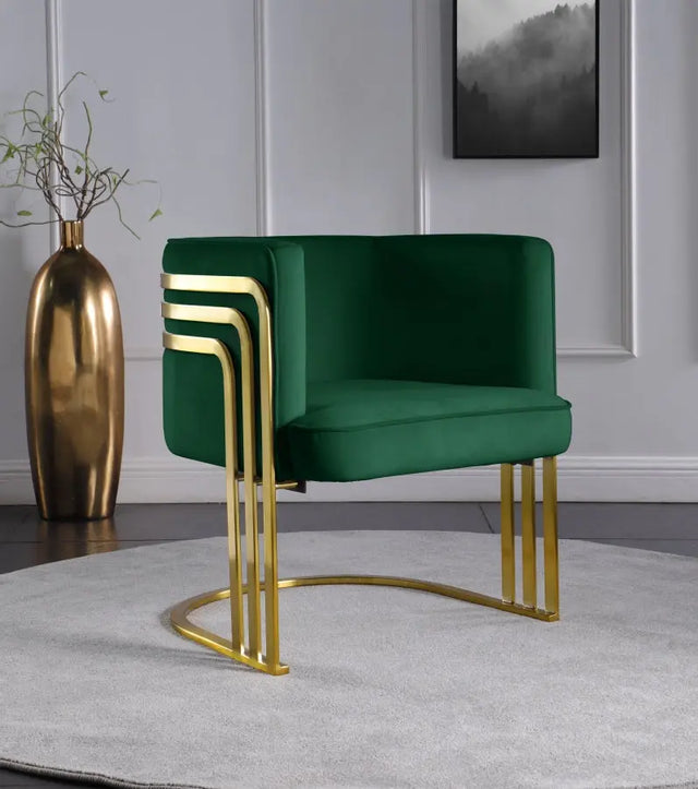 Meridian Furniture - Rays Accent Chair In Green - 533Green