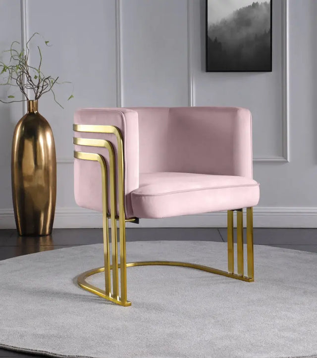 Meridian Furniture - Rays Accent Chair In Pink - 533Pink