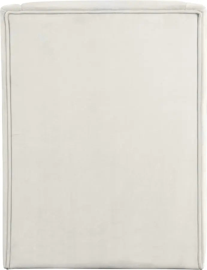 Meridian Furniture - Rivet Accent Chair In Cream - 593Cream