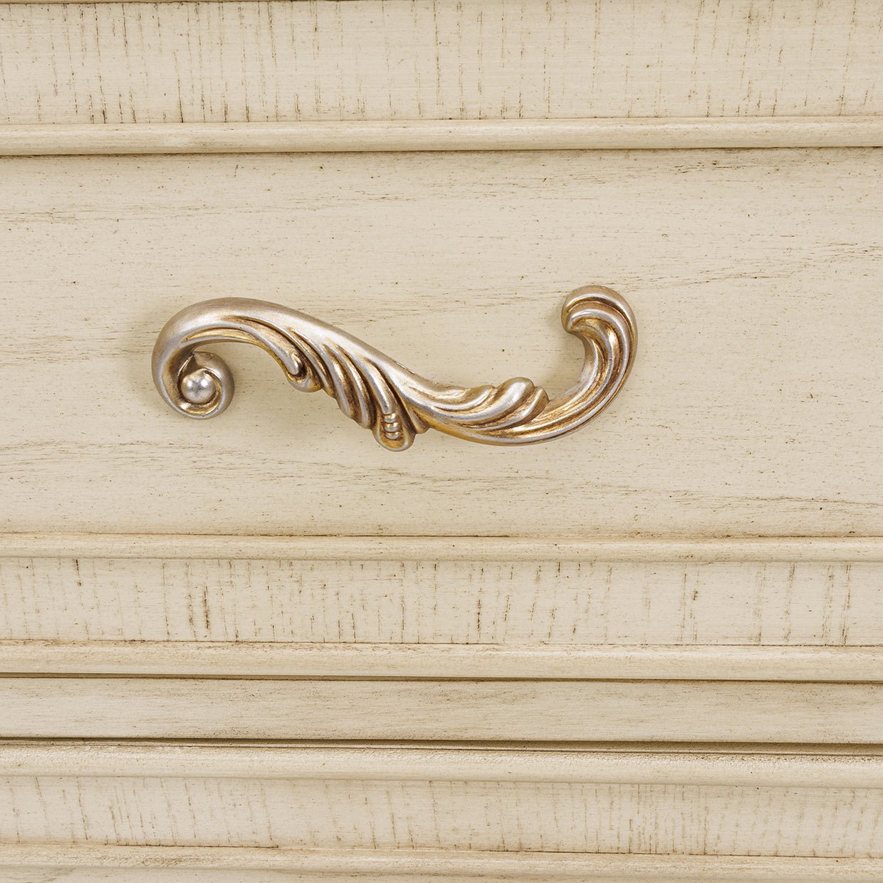 Platine De Royale Champagne 6 Drawer Chest | Aico