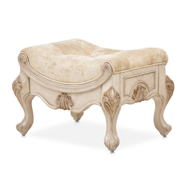 Platine De Royale Vanity Bench Champagne | Aico