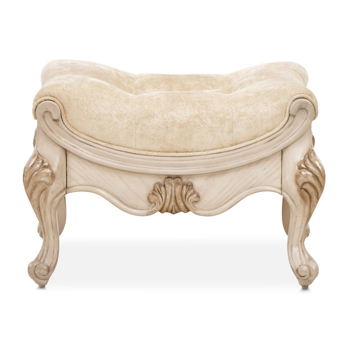 Platine De Royale Vanity Bench Champagne | Aico
