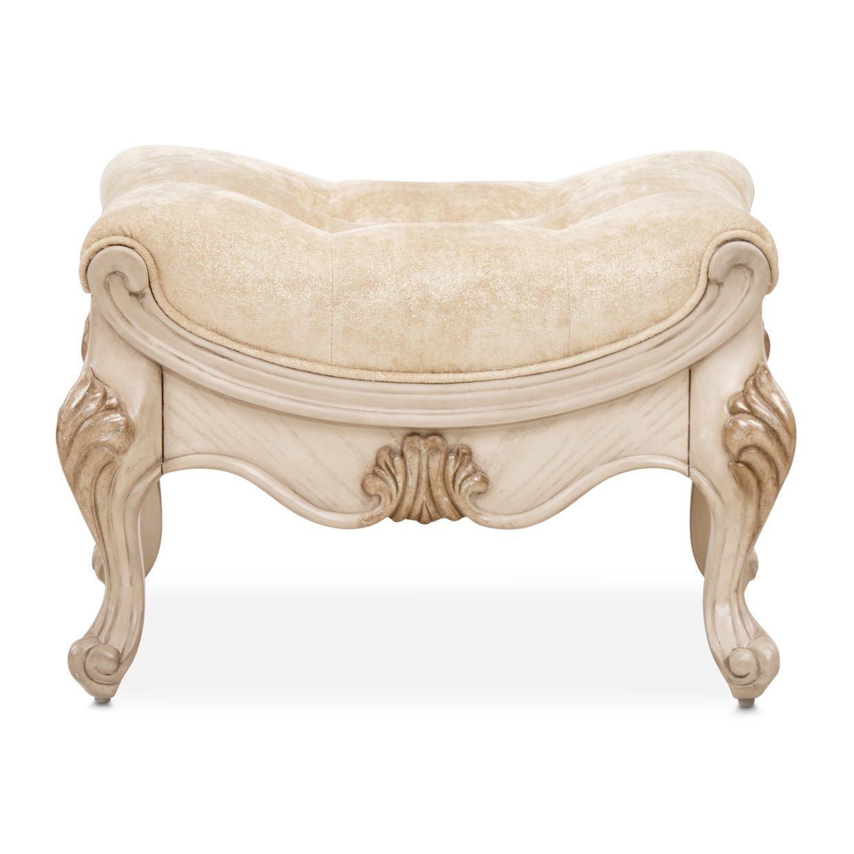 Platine De Royale Vanity Bench Champagne | Aico