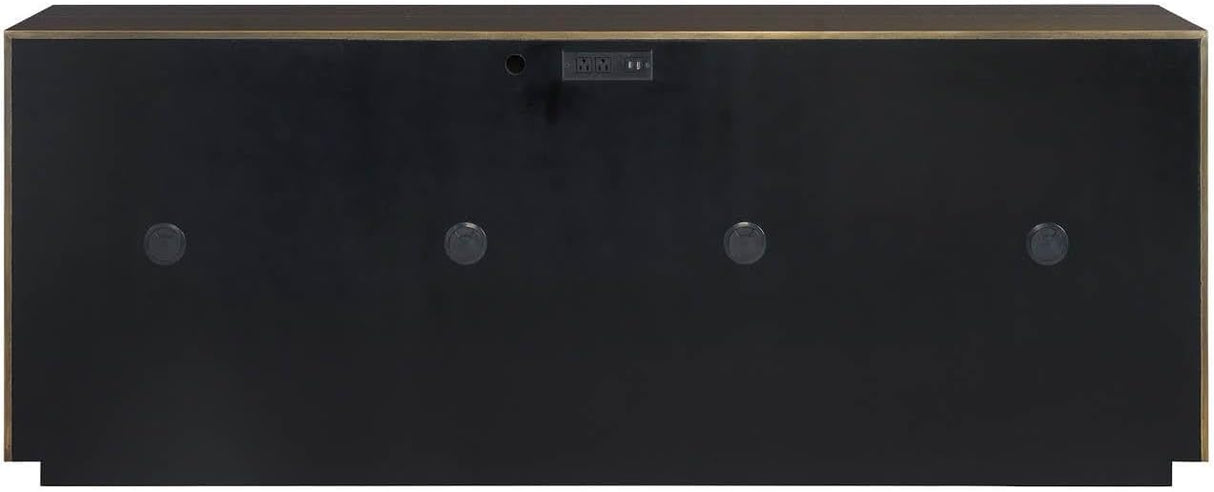 Origami Modern Geometric Credenza in Antique Champagne | Universal Furniture