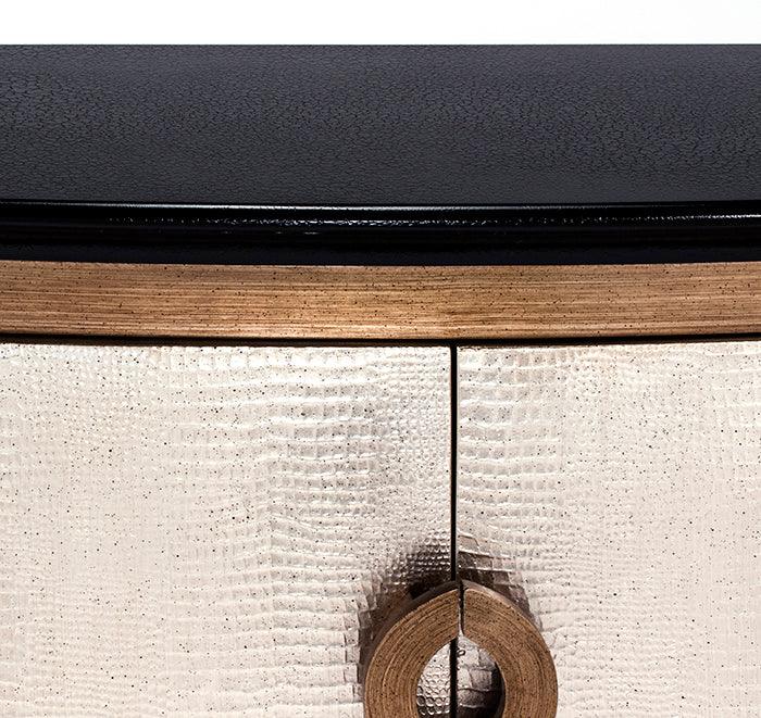 Old World Gold Combined with Soft Silver Gold Wash Cabinet 2911-S by Artmax Furniture Artmax Furniture