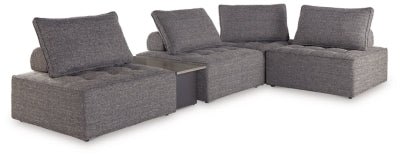Ashley Brown Bree Zee P160P5 5 - Piece Outdoor Sectional | Home Elegance USA