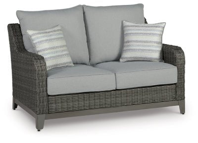 Ashley Gray Elite Park Loveseat w/Cushion | Home Elegance USA