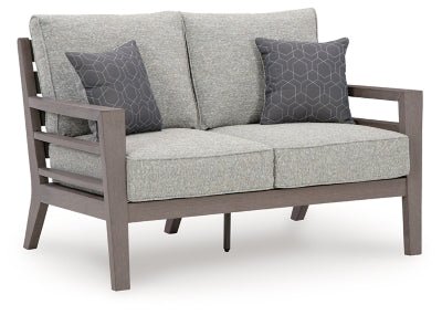 Ashley Gray/Brown Hillside Barn Loveseat w/Cushion | Home Elegance USA