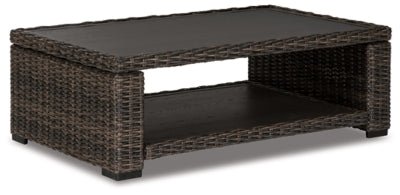Ashley Brown Grasson Lane Rectangular Cocktail Table | Home Elegance USA