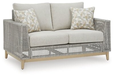 Ashley Gray Seton Creek Loveseat w/Cushion | Home Elegance USA