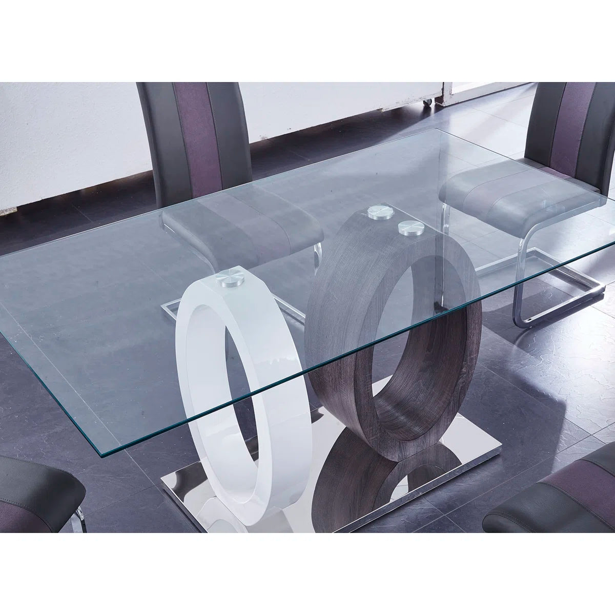 Glass Top Dining Table D1628 | Global