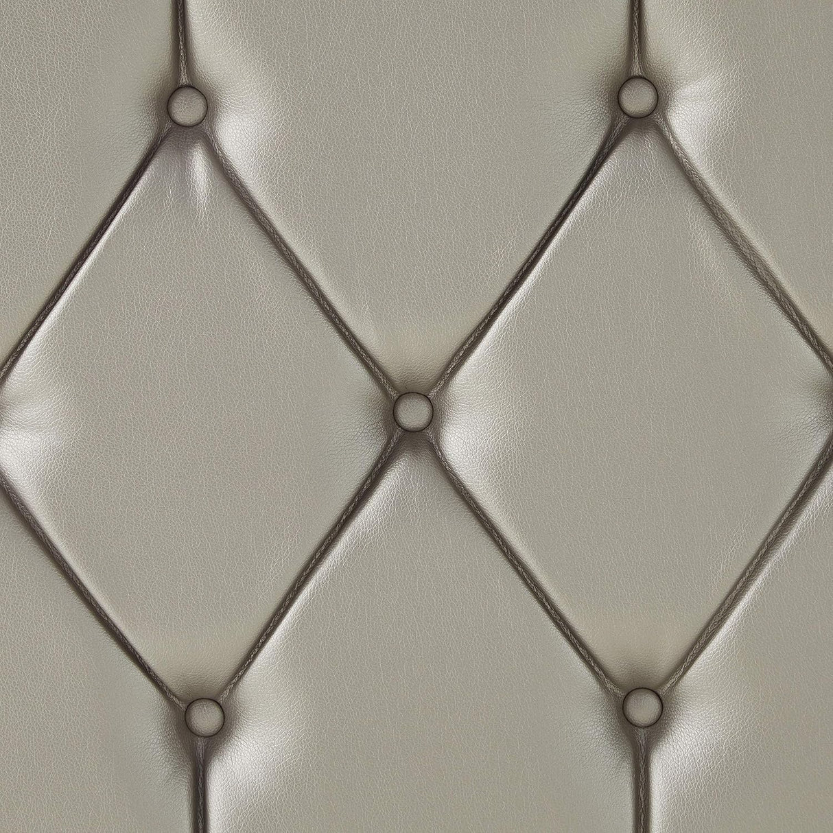 Riley Upholstered Silver Bed with Crystal Tufting – Global - Home Elegance USA